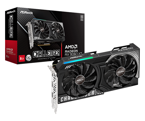 ASRock AMD Radeon RX 9060 XT Challenger 8GB OC videokártya